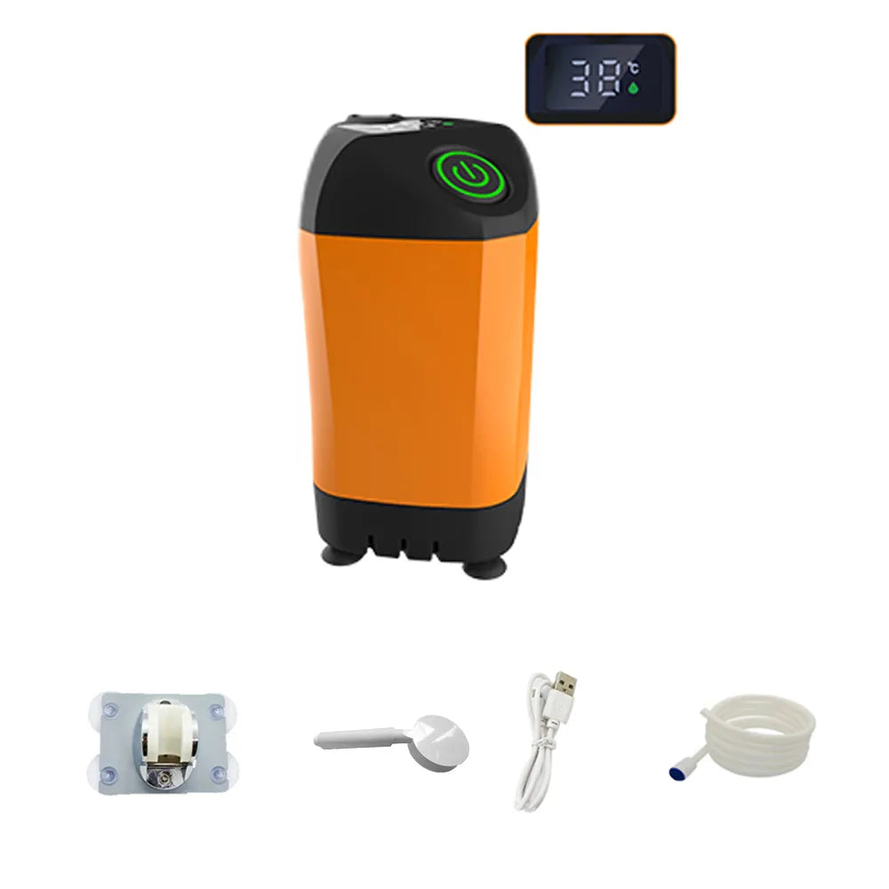 Outdoor Camping Shower Portable Electric Pump IPX7 Waterproof & Digital Display