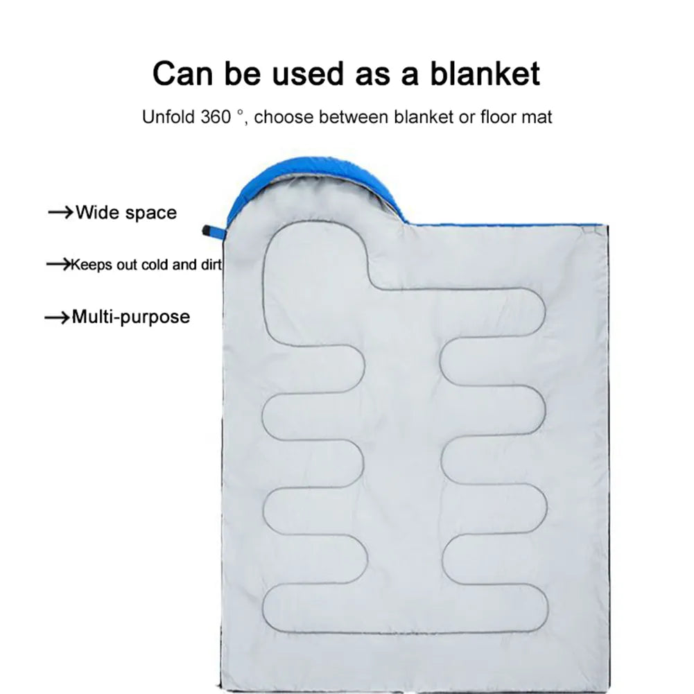 Cotton Envelope Sleeping Bag Ultralight 3 Season